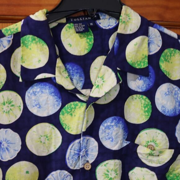Tulliano Citrus Print Shirt Medium - Picture 2 of 11